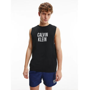 Calvin Klein pánské černé plážové tílko